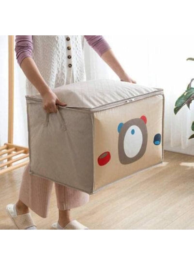 حقيبة تخزين للملابس والبطانيات(متعدده الالوان) - Image 1